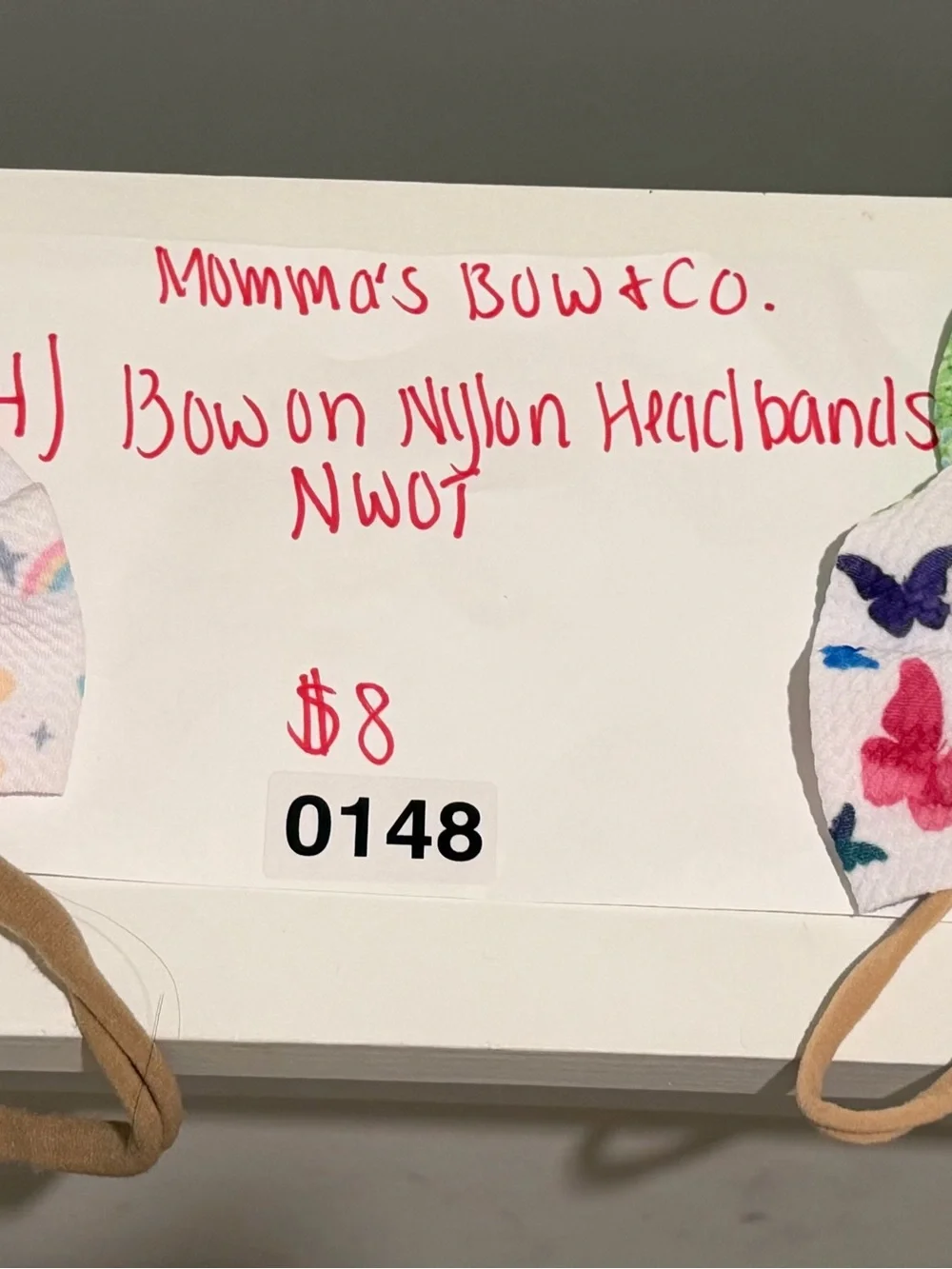 Baby Big Bows on Nylon Headbands